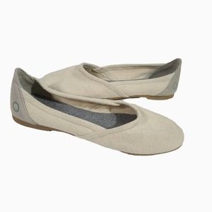 Baabuk Woolen Shoes Ballerina Slipper Flats Cream 39